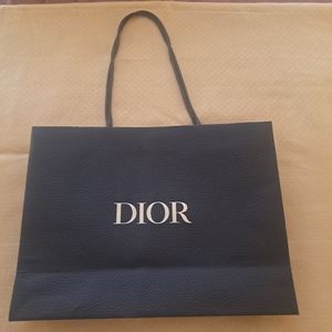 Dior paper shopping bag